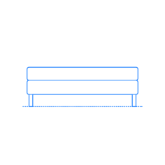 Furniture Divan Ikea Espevar Divan Bed Vinyl Svg File, Free Vectors File
